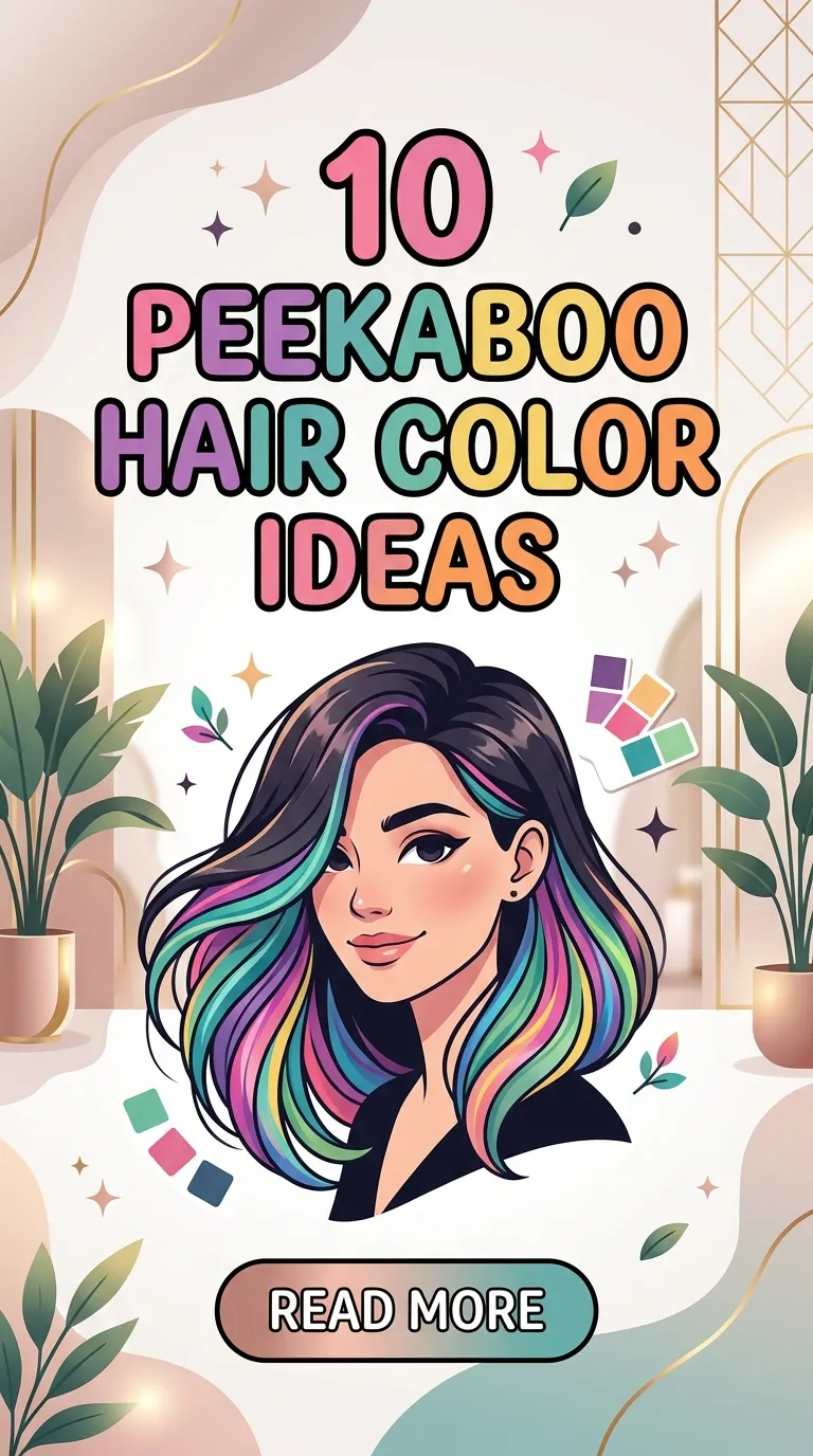10 Peekaboo Hair Color Ideas