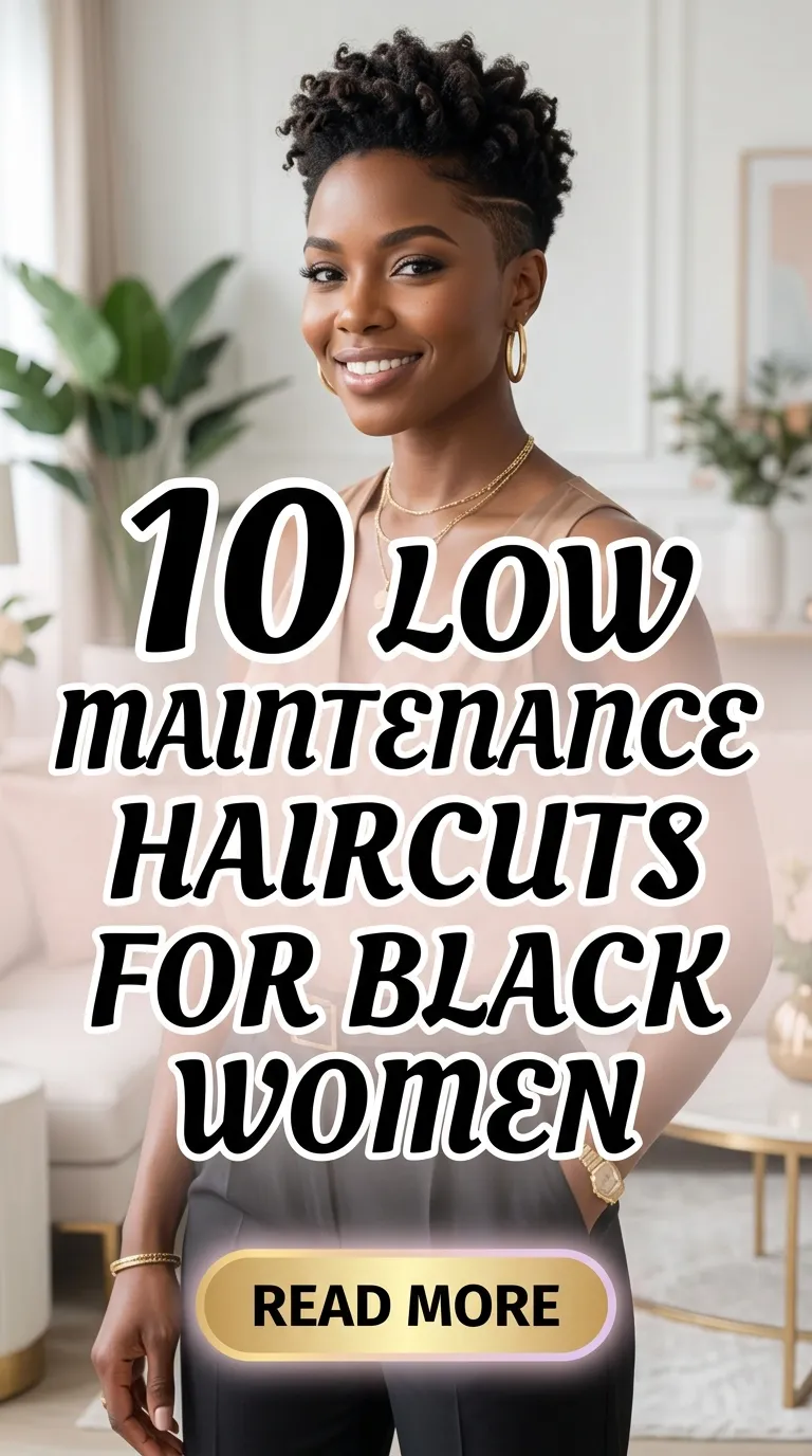 10 Low Maintenance Haircuts for Black Women