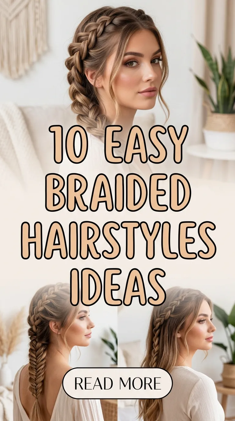 10 Easy Braided Hairstyles Ideas