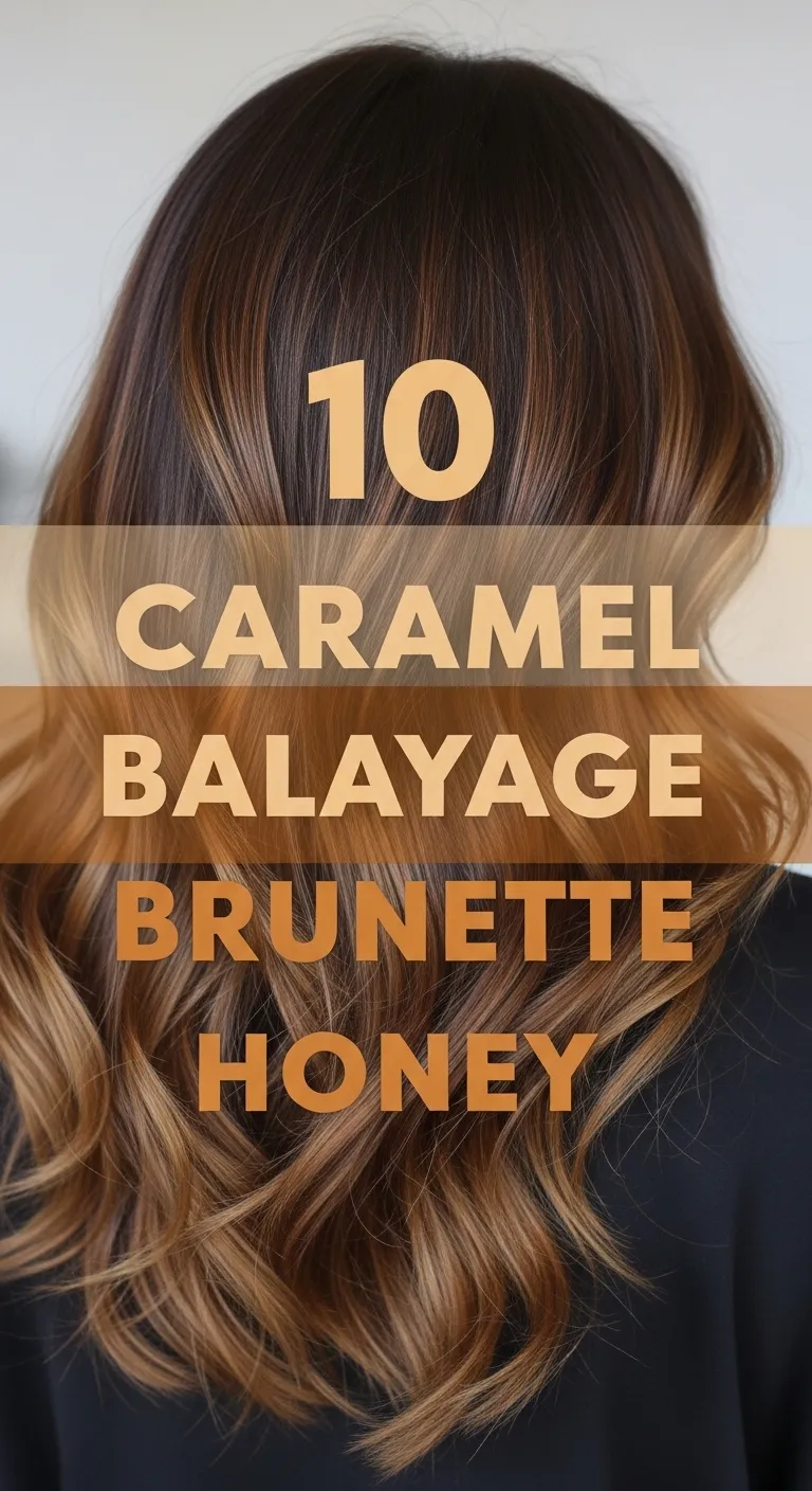 10 Caramel Balayage Brunette Honey