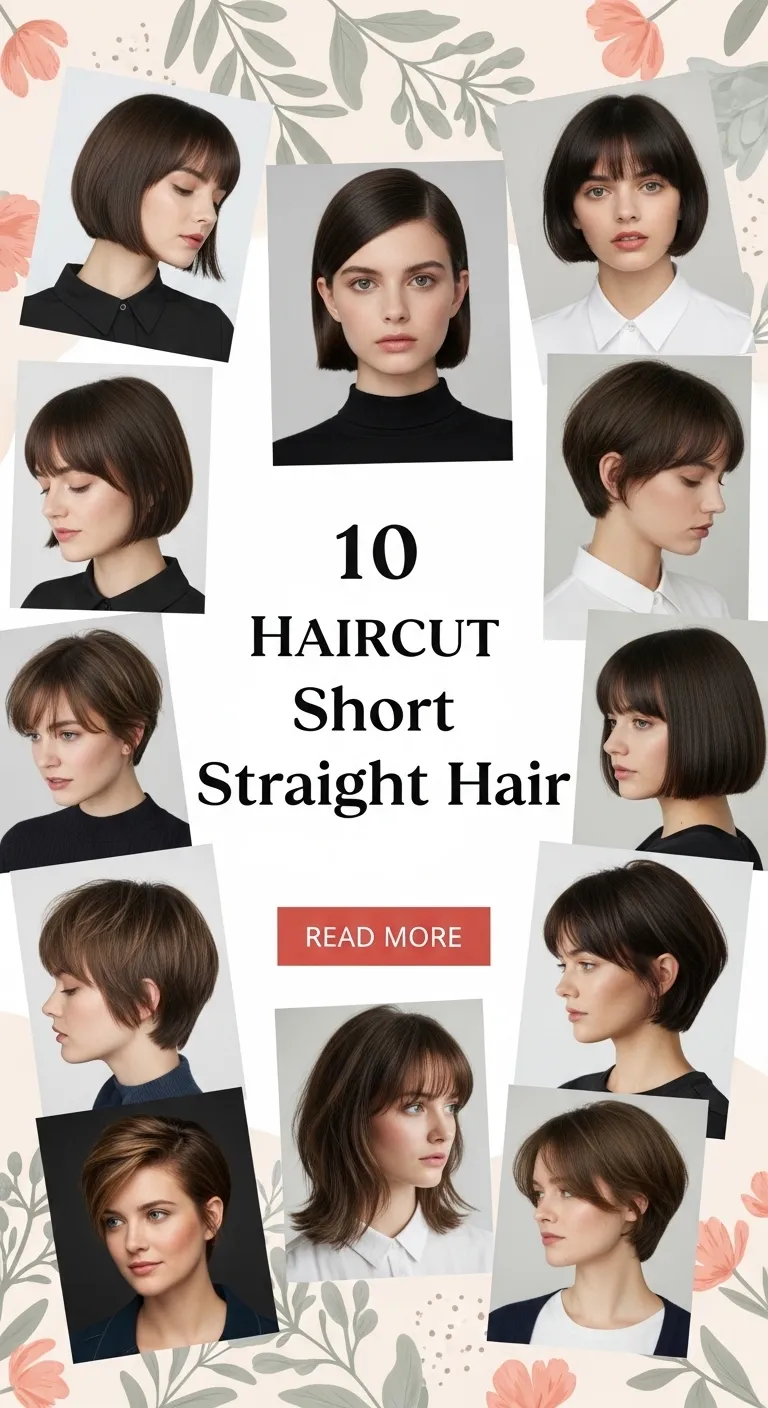 10 Haircut Short Straight Hair