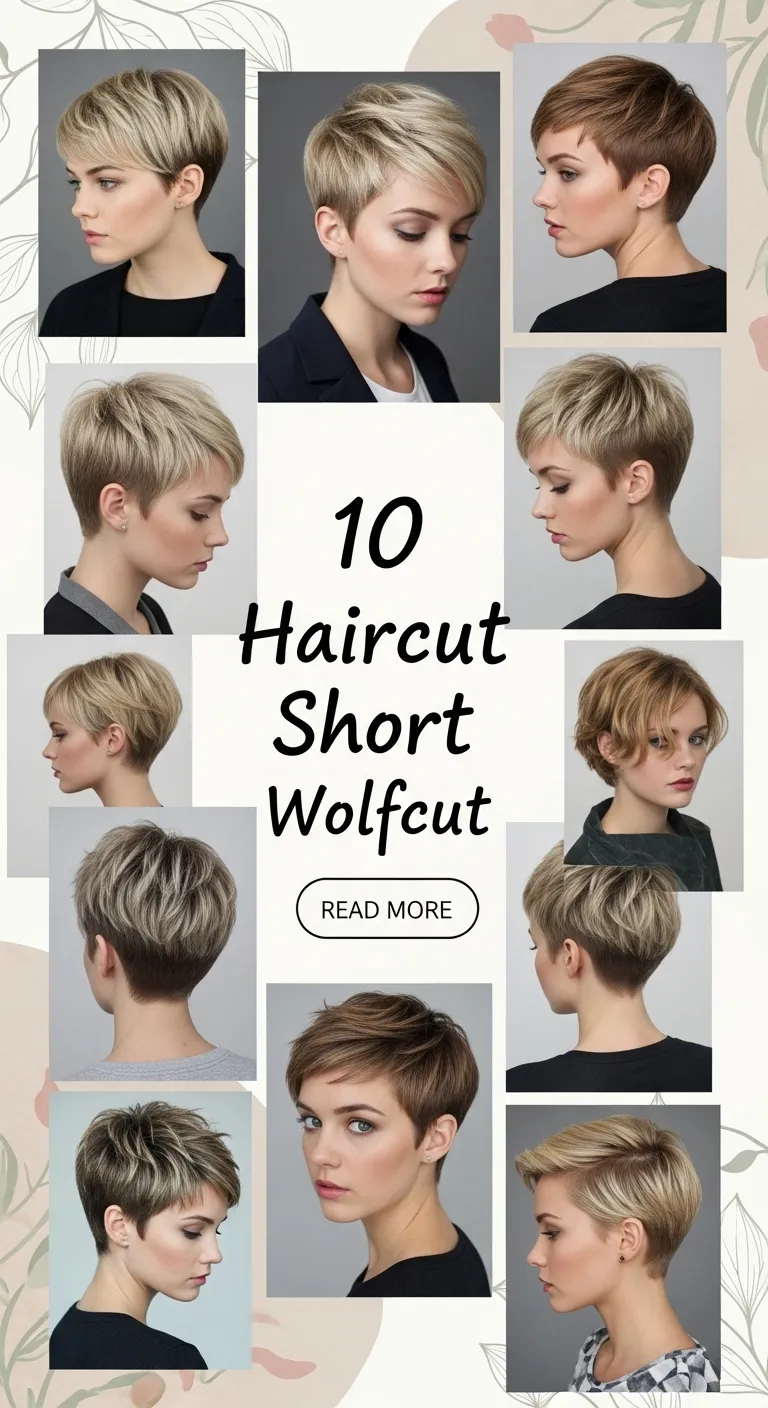 10 Haircut Short Wolfcut