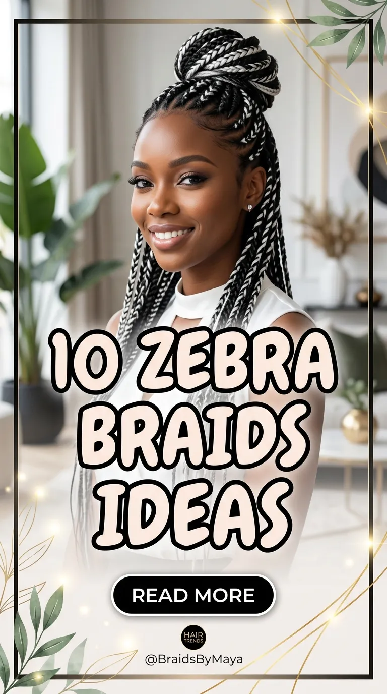 10 Zebra Braids Ideas