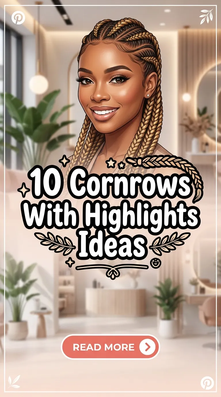 10 Cornrows With Highlights Ideas