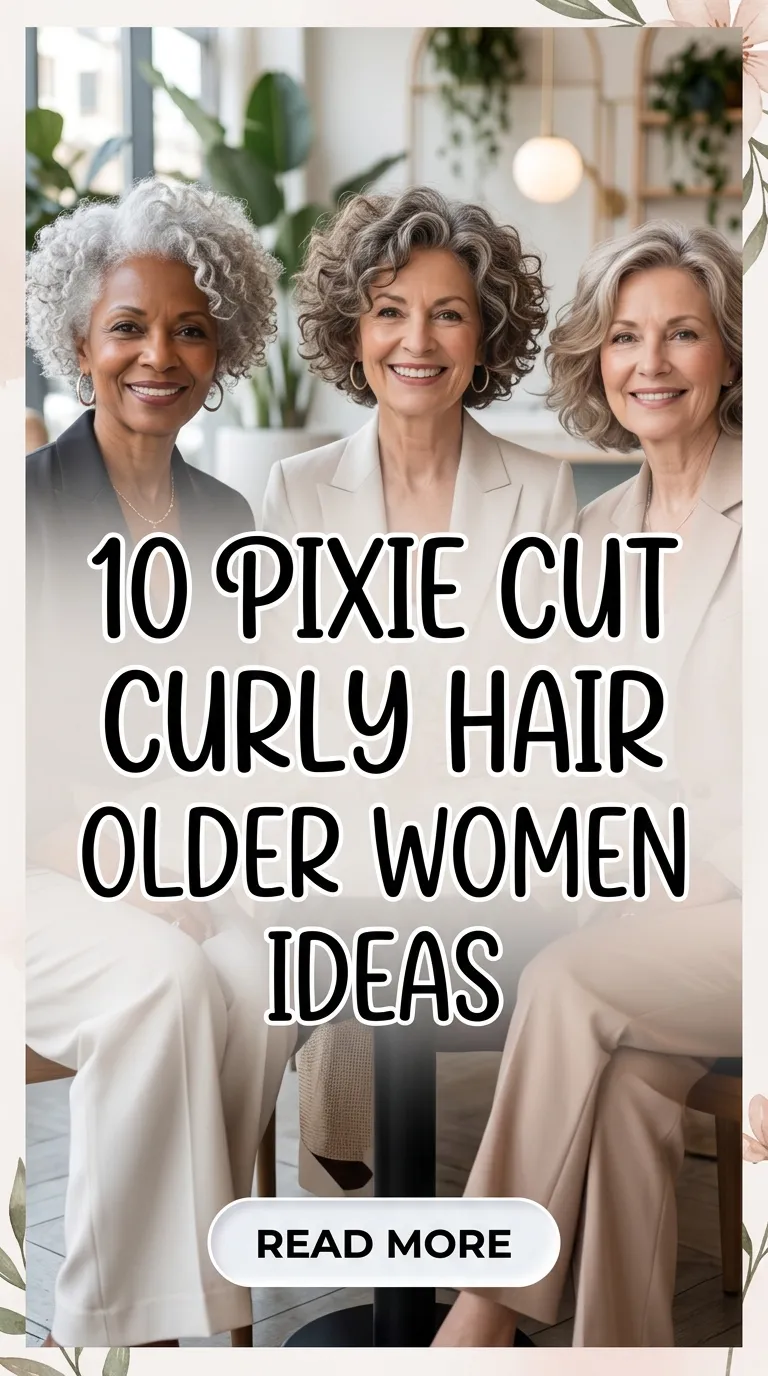 10 Pixie Cut Curly Hair Older Women Ideas