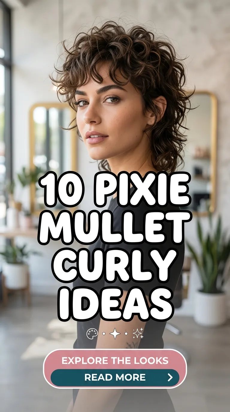 10 Pixie Mullet Curly Ideas