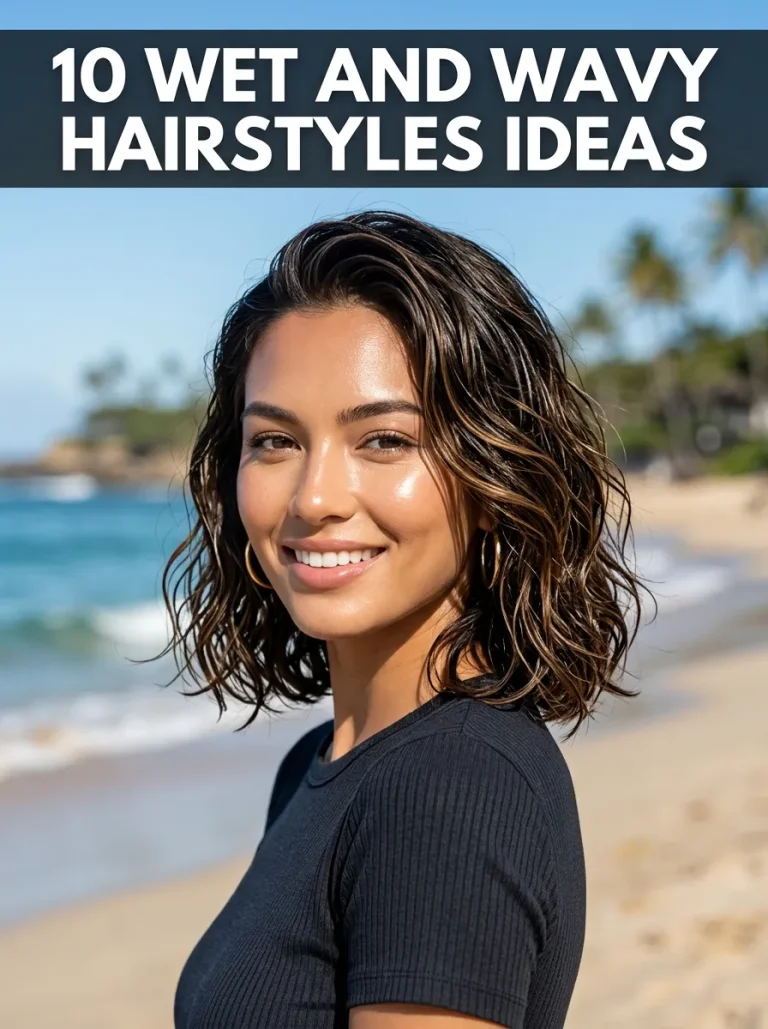 10 Wet And Wavy Hairstyles Ideas