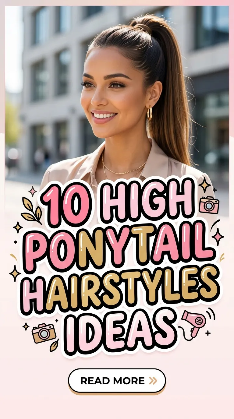 10 Hairstyles Ponytail High Pony Ideas