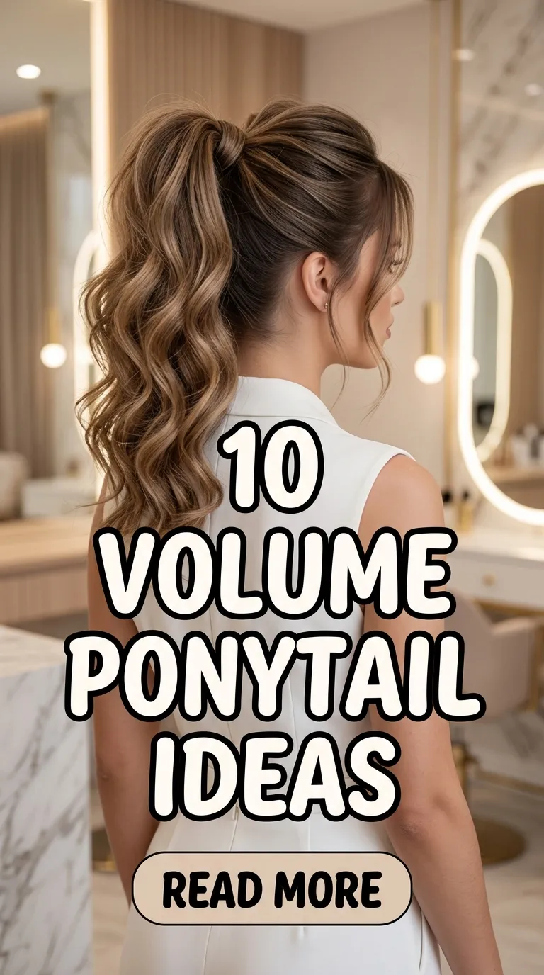 10 Volume Ponytail Ideas