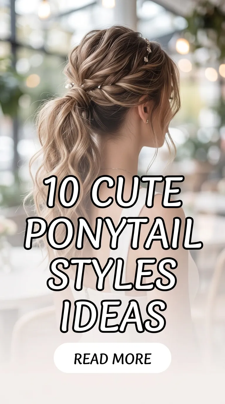 10 Cute Ponytail Styles Ideas