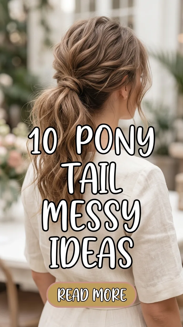 10 Pony Tail Messy Ideas