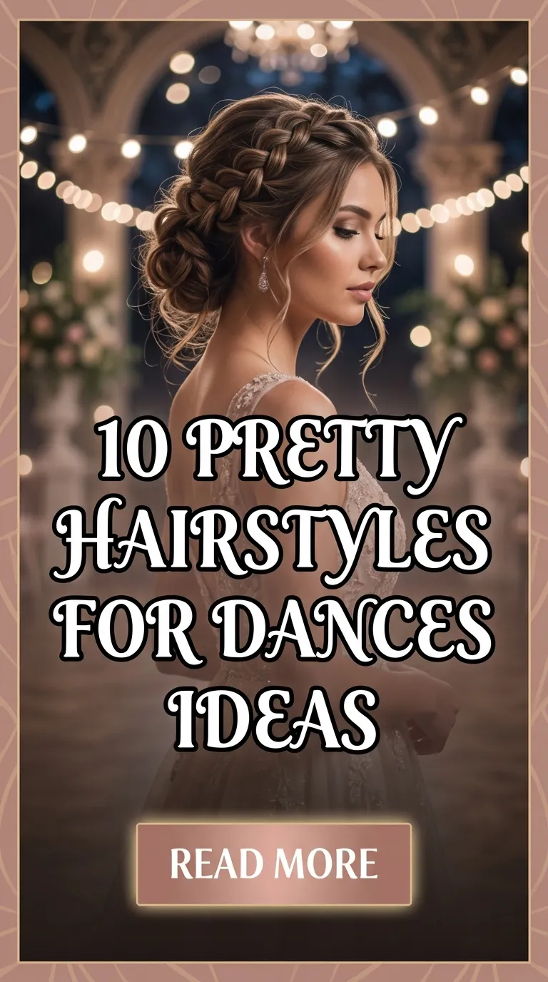 10 Pretty Hairstyles For Dances Ideas