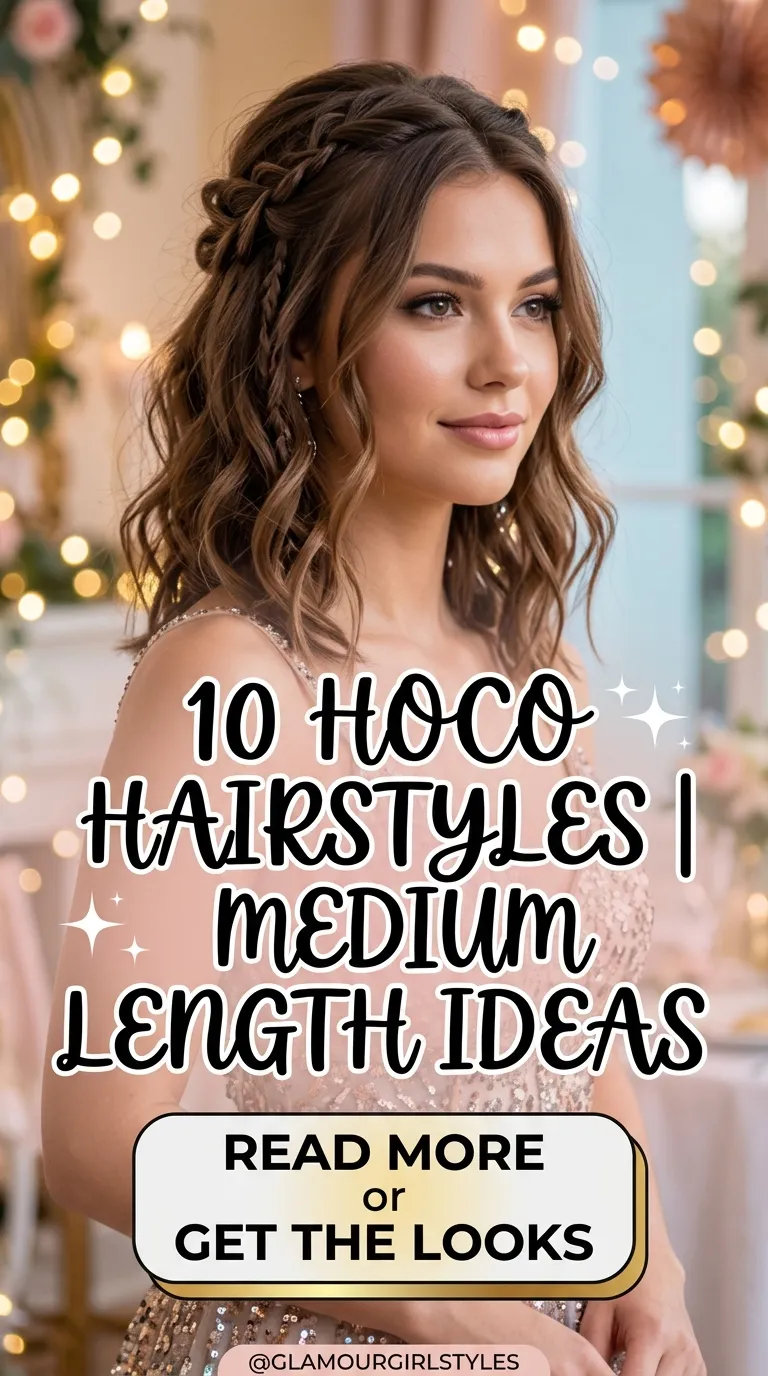 10 Hoco Hairstyles Medium Length Ideas