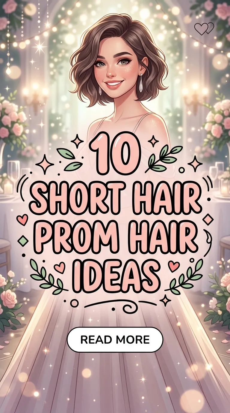 10 Short Hair Prom Hair Ideas