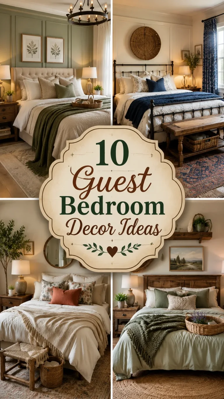 10 Guest Bedroom Decor Ideas