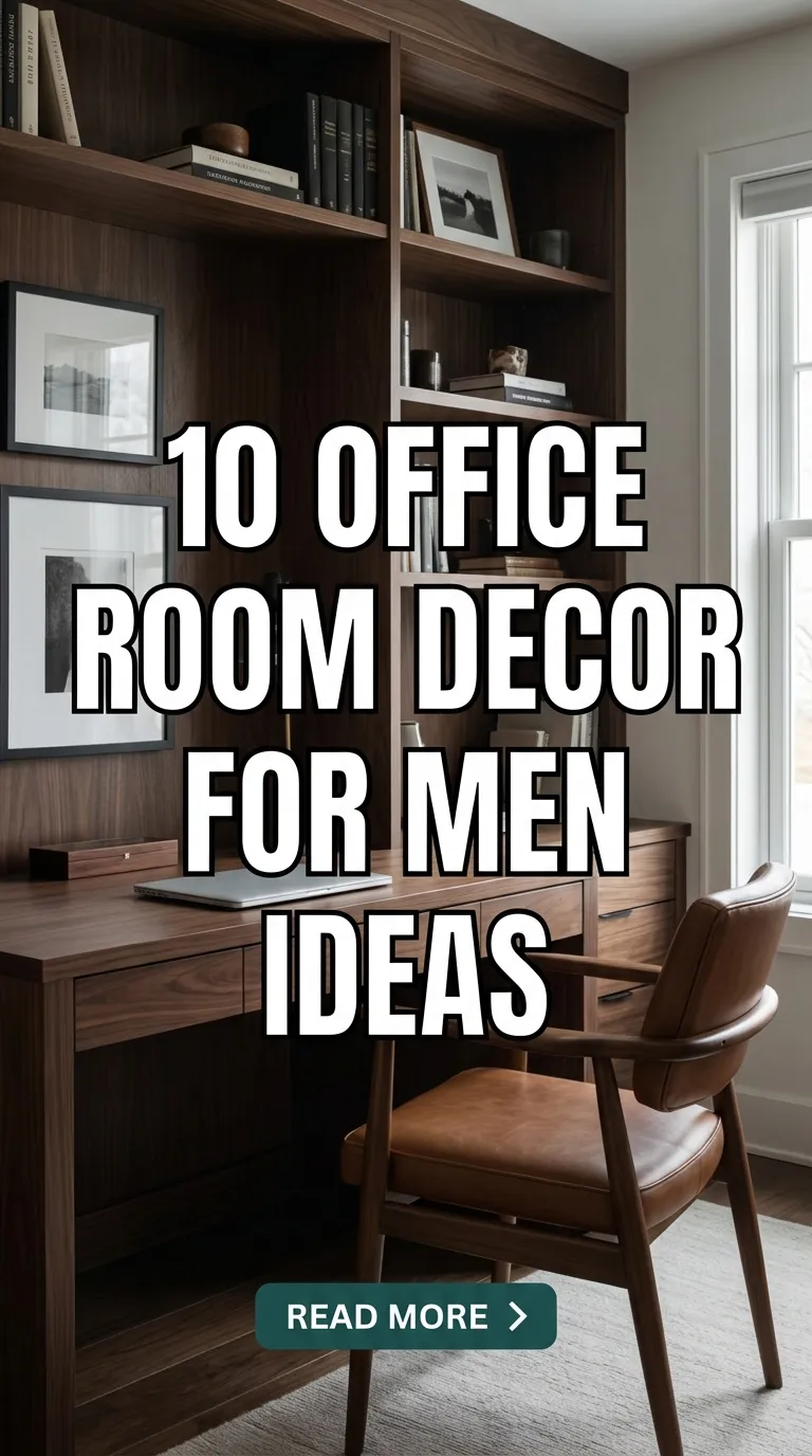 10 Office Room Decor For Men Ideas